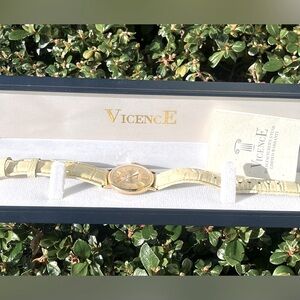 Vintage 14k Gold Vicence Italy Ladies Watch